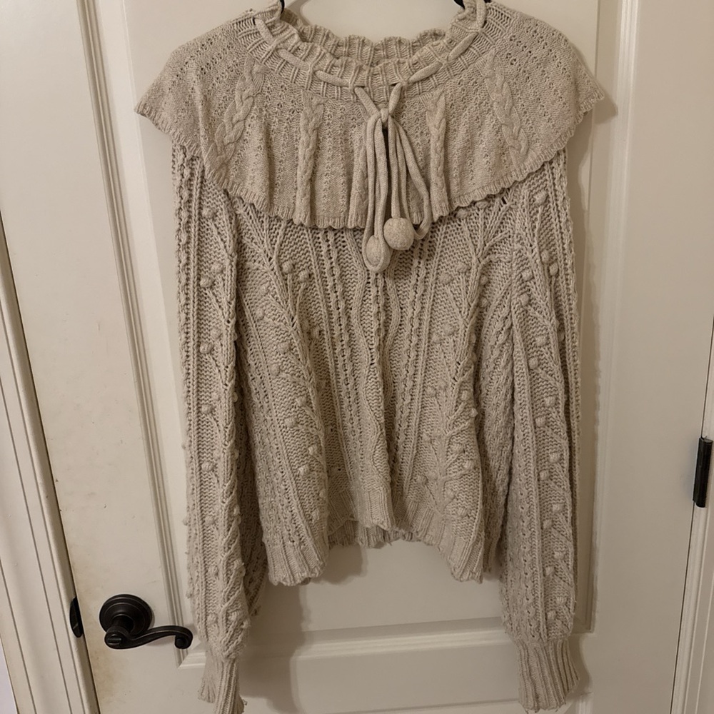 Loveshackfancy Avenue Pullover Sweater Size Small